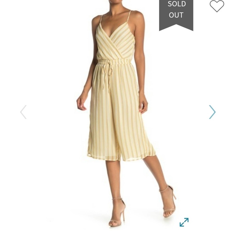 Row A | NWT striped culotte jumpsuit - Picture 2 of 11